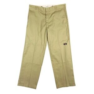 Dickies Loose Fit Twill Work Cargo‎ Pants Khaki Men's Size 40x32